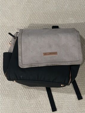 Boxy Diaper Bag black/sand